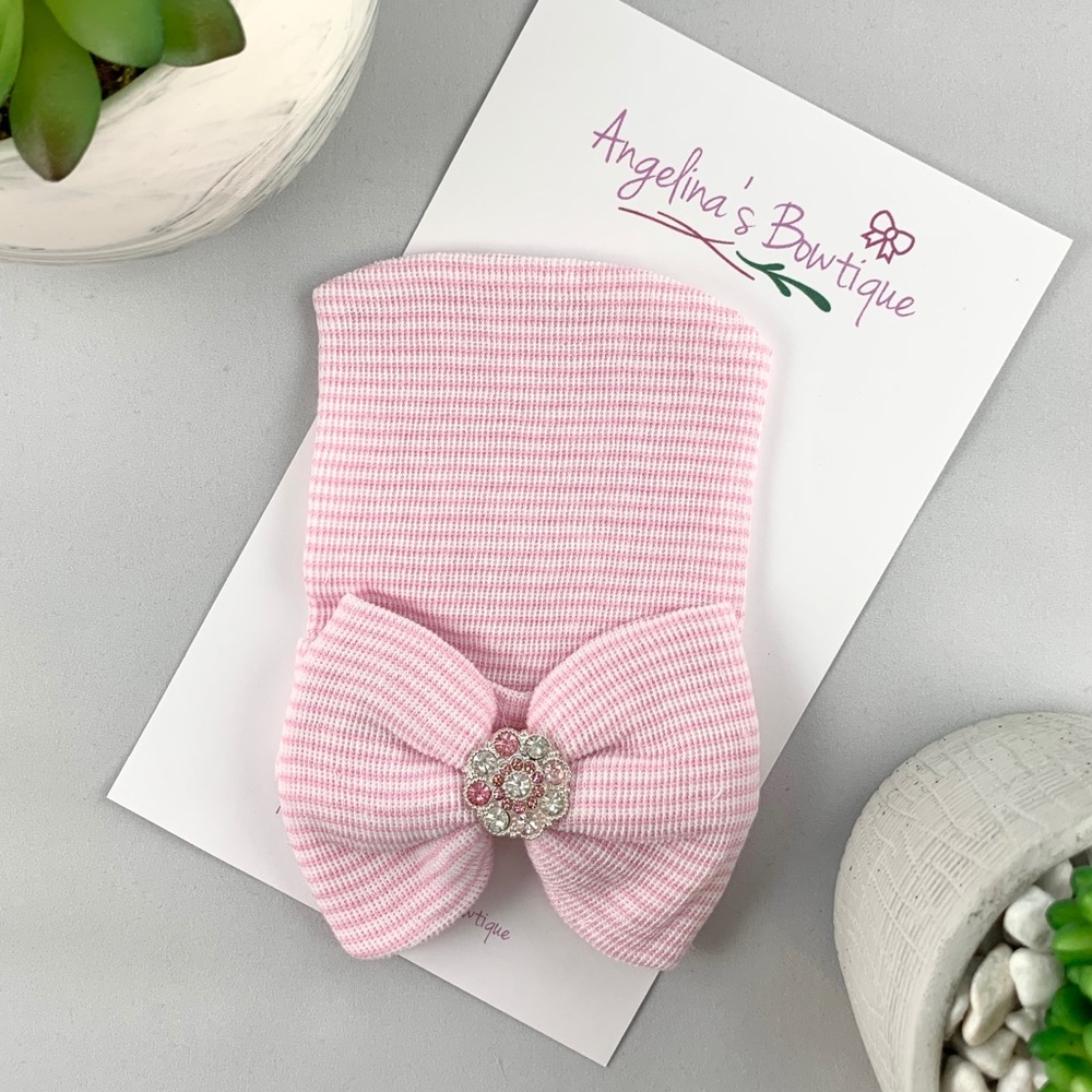 Baby Girl Newborn Hospital Hat